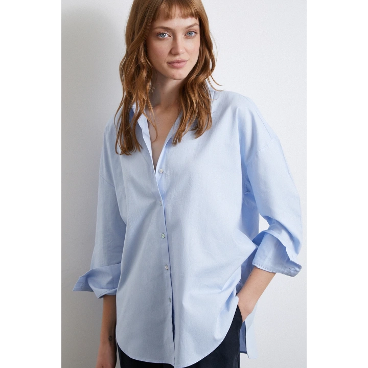 Klasik Gömlek Mavi