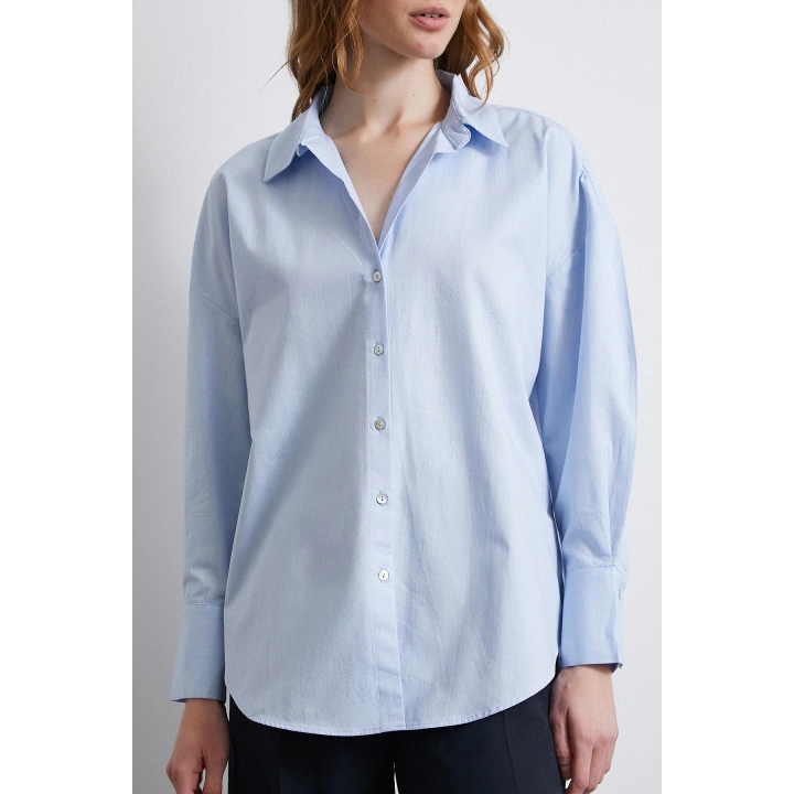 Klasik Gömlek Mavi