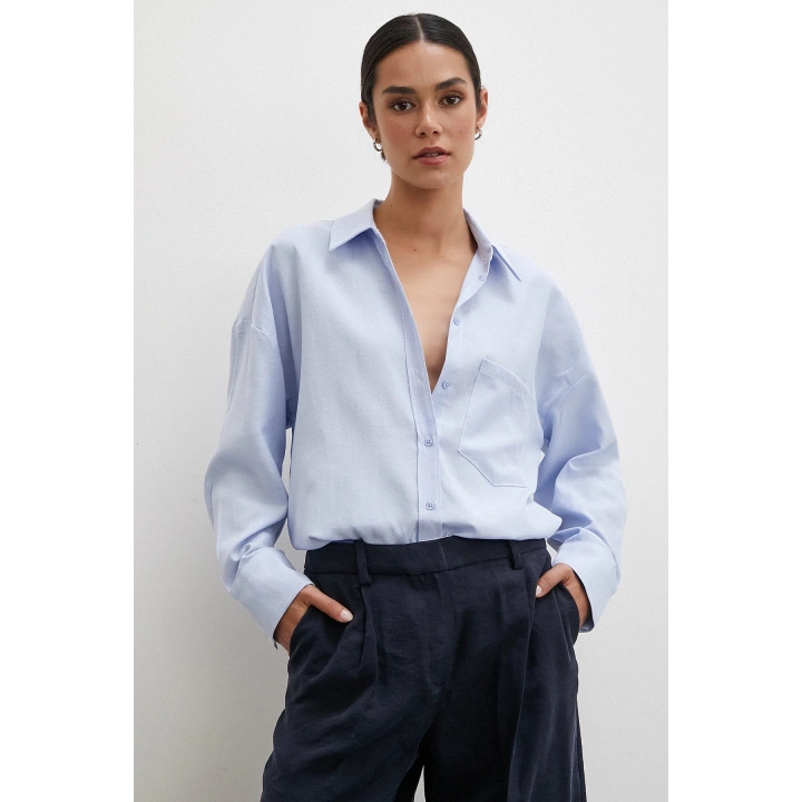 Klasik Gömlek Mavi