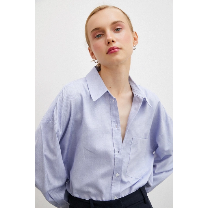 Klasik Gömlek Mavi