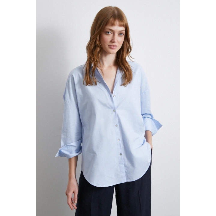 Klasik Gömlek Mavi