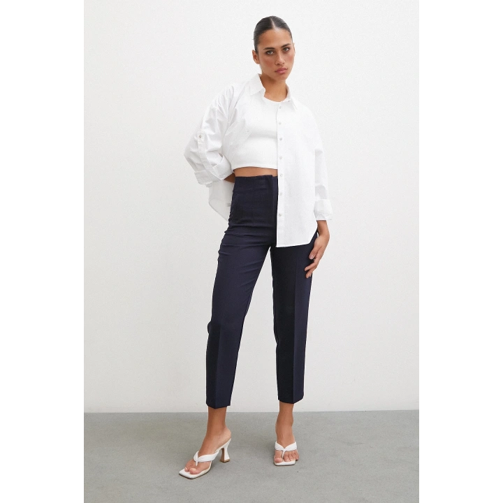 Kol Apoletli Gömlek Beyaz