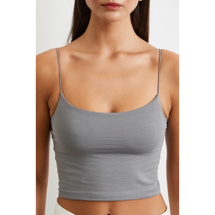 Lastik Askılı Top Gri