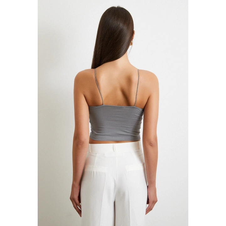 Lastik Askılı Top Gri