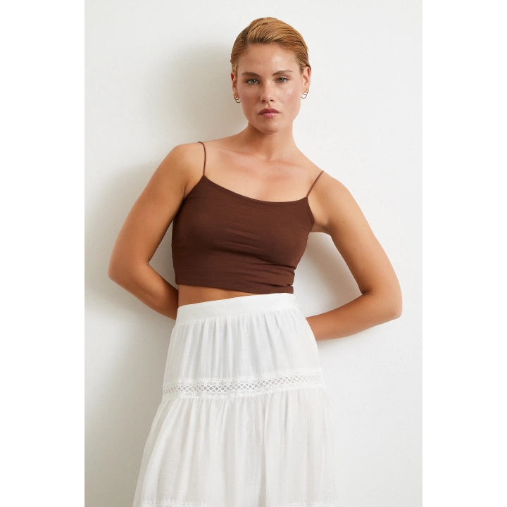 Lastik Askılı Top Kahve