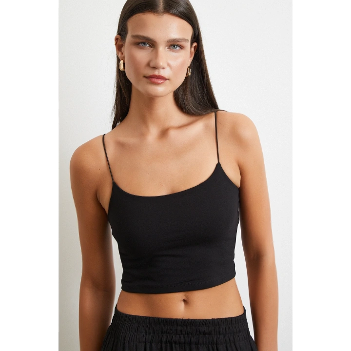 Lastik Askılı Top Siyah