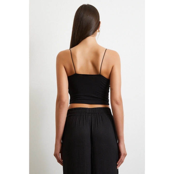 Lastik Askılı Top Siyah