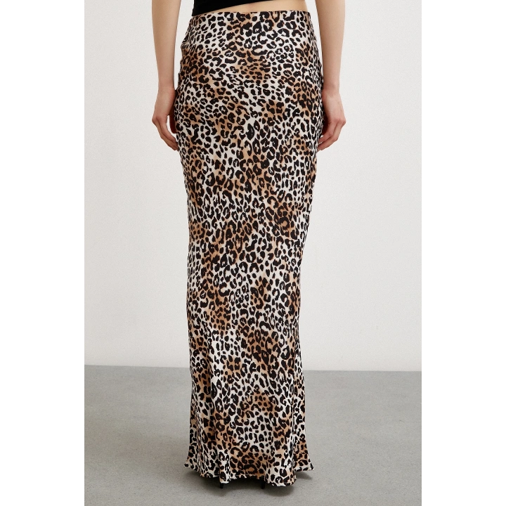 Maxi Boy Verev Etek Siyah