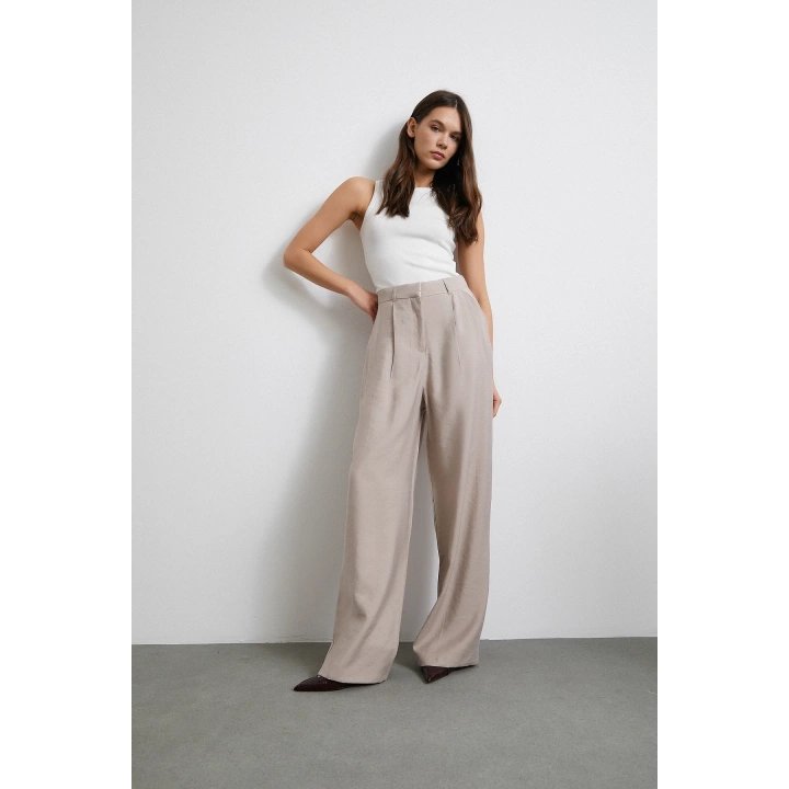 Modal Palazzo Pantolon Bej
