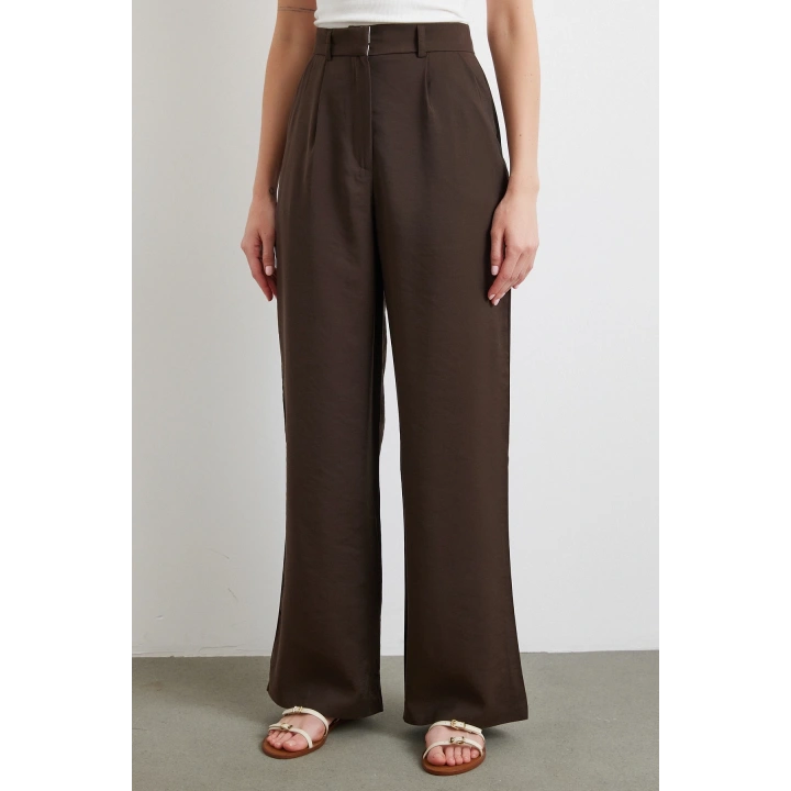 Modal Palazzo Pantolon Kahve
