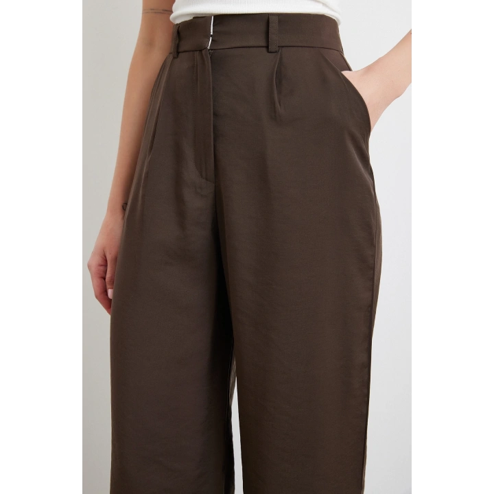 Modal Palazzo Pantolon Kahve