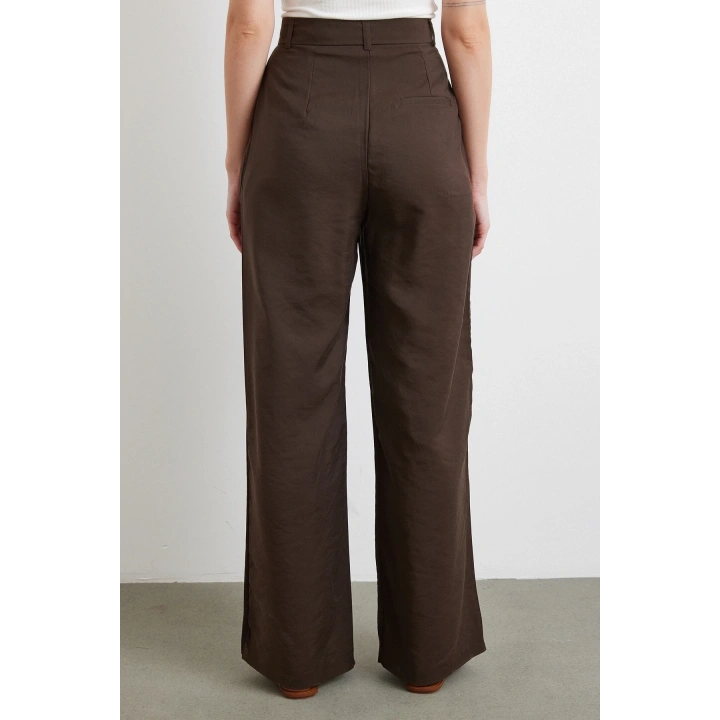 Modal Palazzo Pantolon Kahve