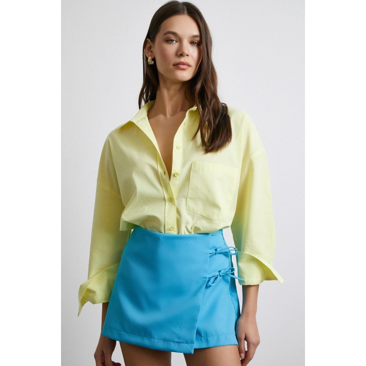 Must Have Poplin Gömlek Sarı