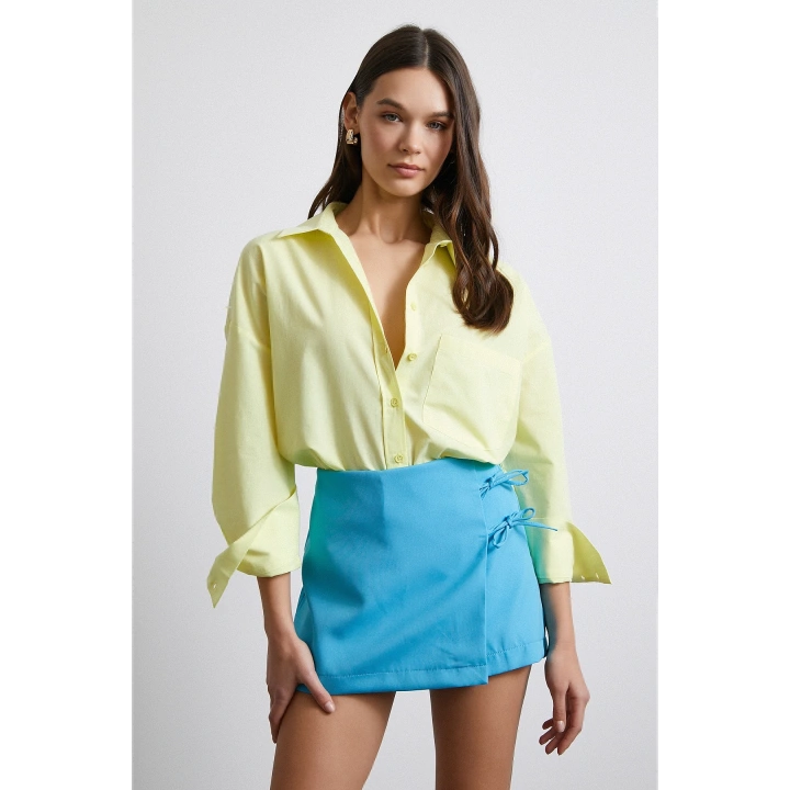 Must Have Poplin Gömlek Sarı