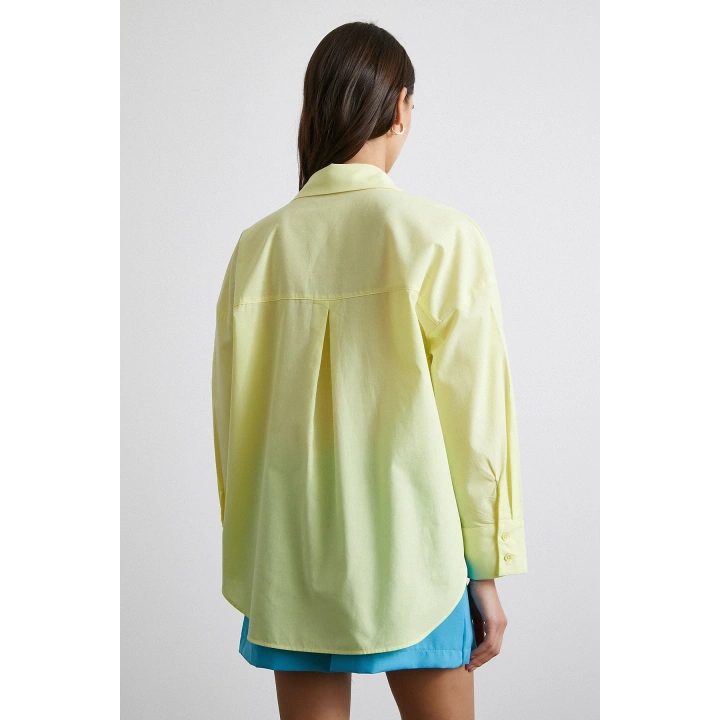 Must Have Poplin Gömlek Sarı