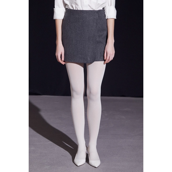 Önü Katlı Kaşe Etek Antirasit