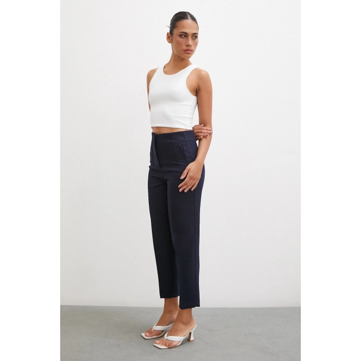 Skinny Kumaş Pantolon Lacivert