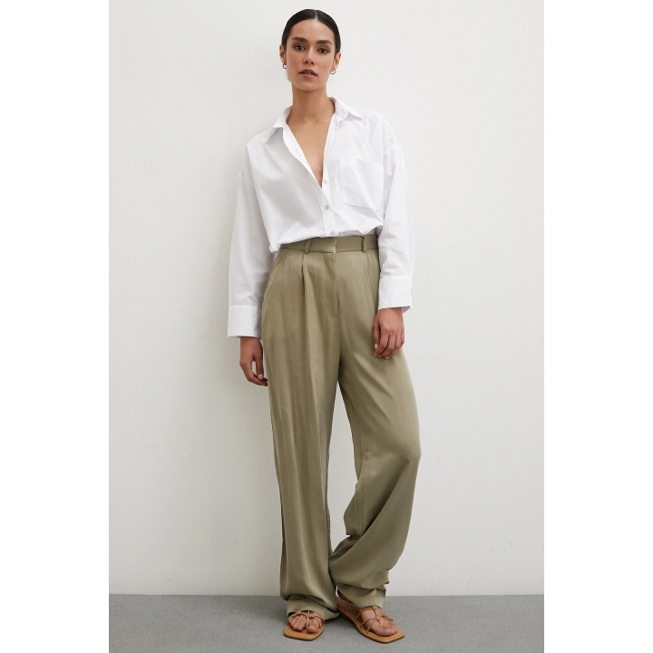 Tek Cepli Oversize Gömlek Beyaz