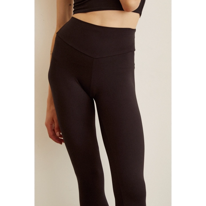 Toparlayıcı Tayt Siyah