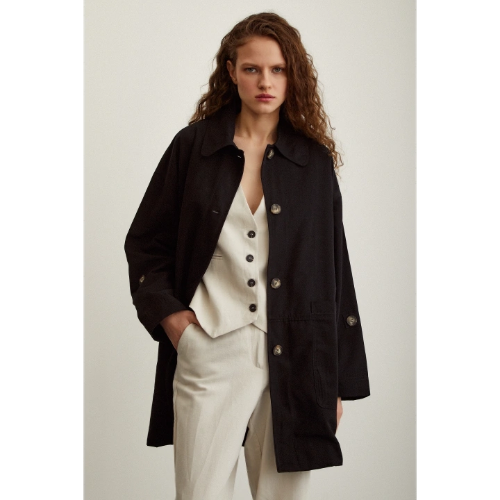 Torba Cepli Trençkot Siyah