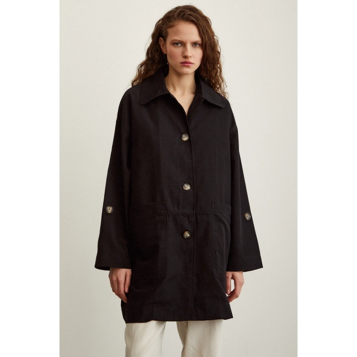 Torba Cepli Trençkot Siyah