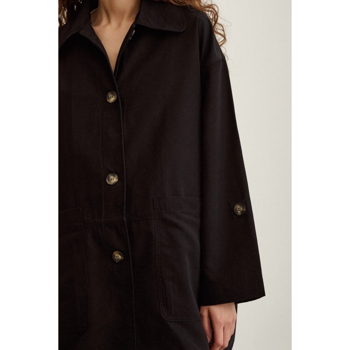 Torba Cepli Trençkot Siyah