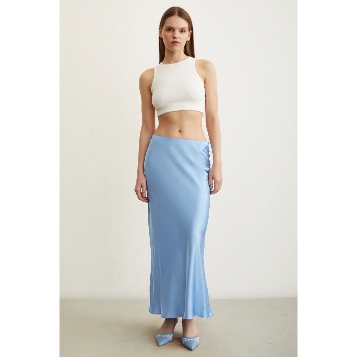 Verev Saten Etek Açık Mavi