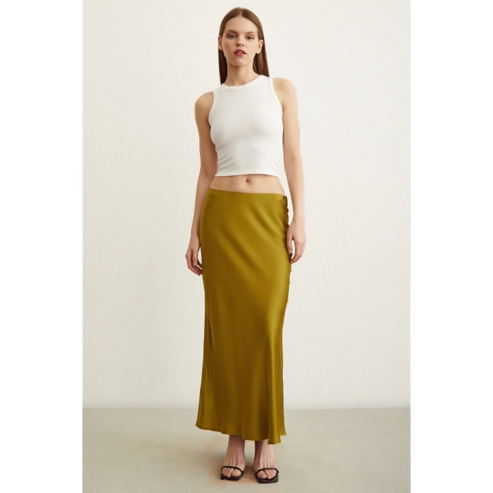 Verev Saten Etek Olive