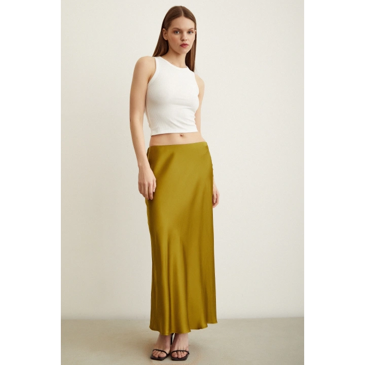 Verev Saten Etek Olive