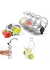 4 Lü Küre Buz Topu Kalıbı Buz Kalıbı Yuvarlak