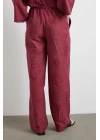 Arka Cepli Salaş Pantolon Bordo