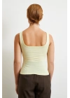 Askılı Basic Top Sarı