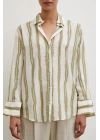 Bambu Çizgili Gömlek Yeşil