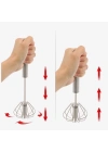 Bas Çek Mikser Karıştırıcı 30 Cm Paslanmaz Çelik