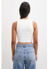 Basic Crop Top Beyaz