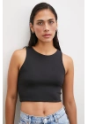 Basic Crop Top Siyah