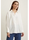 Basic Modal Gömlek Ekru