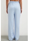 Belden Bağlamalı Pantolon Açık Mavi