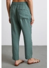 Beli Lastikli Arkası Cepli Rahat Pantolon Haki