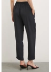 Beli Lastikli Boru Paça Pantolon Lacivert