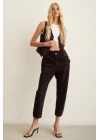 Beli Lastikli Mom Jean Siyah