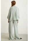 Beli Lastikli Pantolon Mint