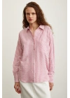 Çizgili Gömlek Pembe