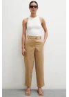 Duble Paçalı Pantolon Bej
