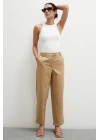 Duble Paçalı Pantolon Bej
