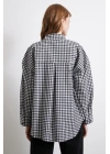 Ekoseli Gömlek Siyah