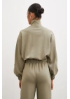 Fermuarlı Sweatshirt Çağla