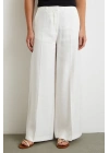 Geniş Paça Palazzo Pantolon Ekru