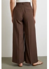 Geniş Paça Palazzo Pantolon Kahve