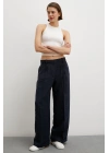 Geniş Paça Palazzo Pantolon Lacivert